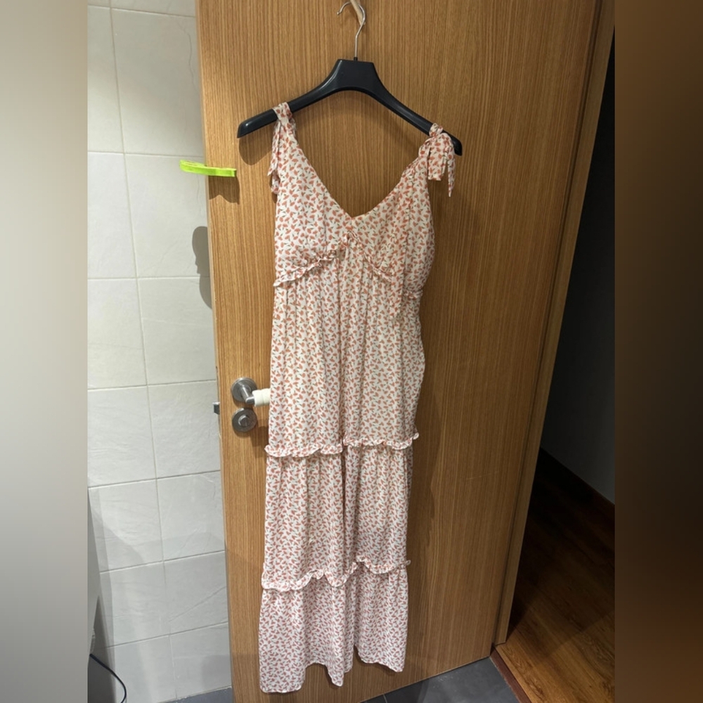 Floral Pink Maxi Dress